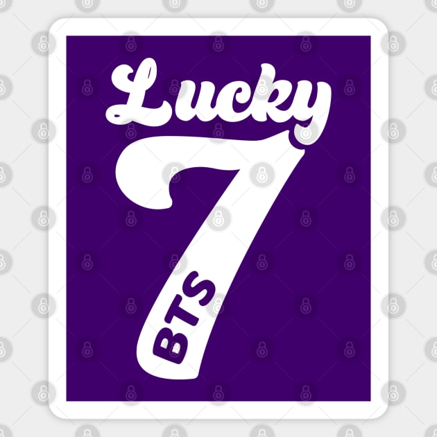 BTS LUCKY 7 Anniversary Magnet by KPOPBADA